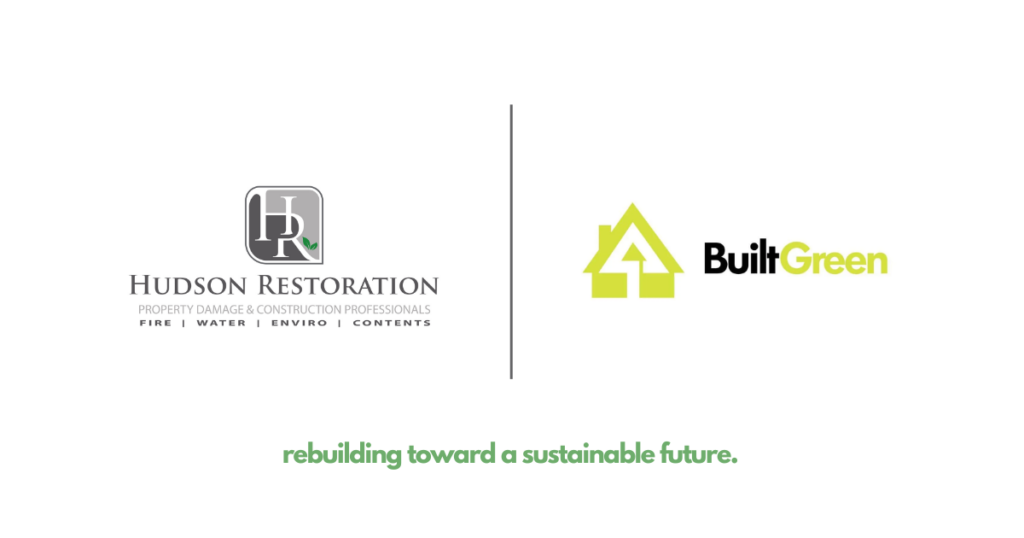 Image showing collaboration between Hudson Restoration and Built Green